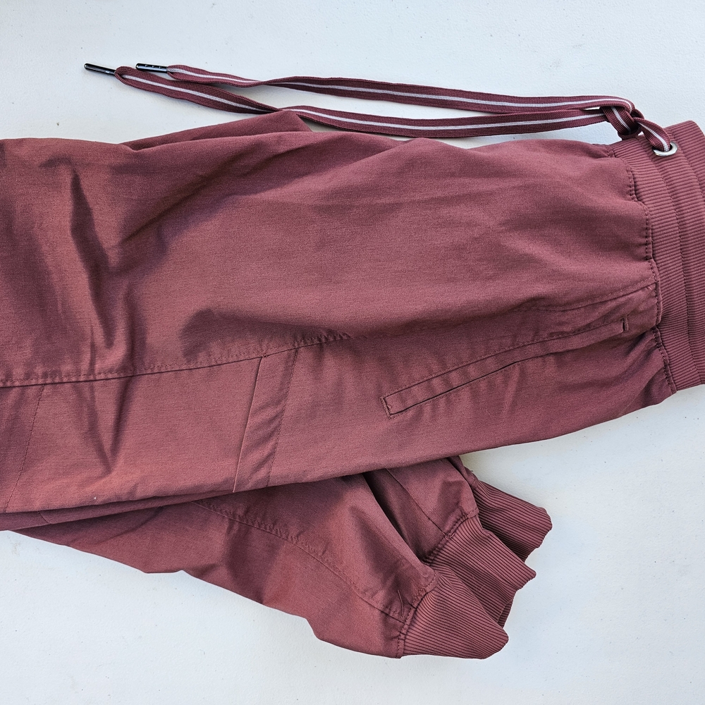 Women's Burgundy Jogger Pants
